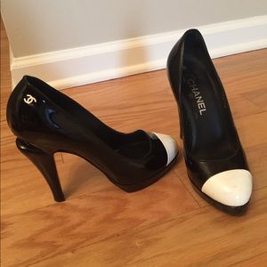 Chanel Black Patents Pumps